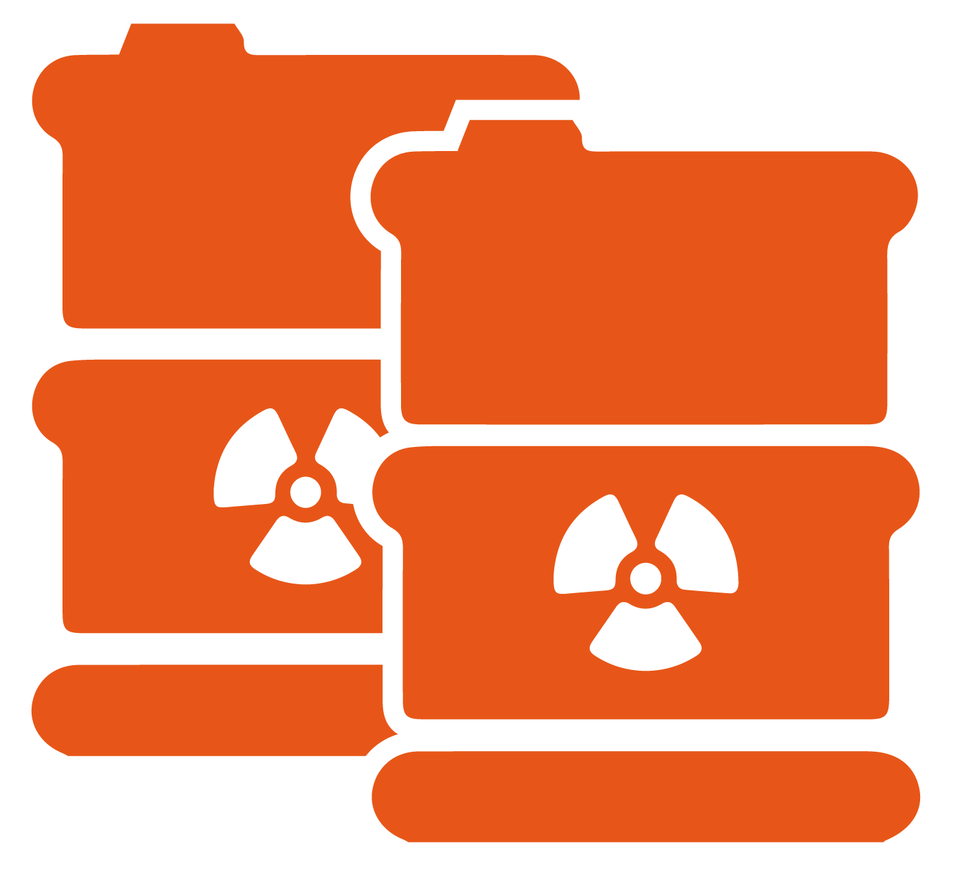 Icon radioactive waste
