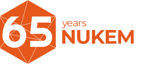 Logo: 65 years Nukem.